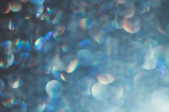 Blue Background with Glitter Bokeh: Premium Branding