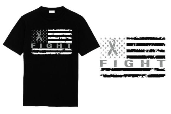 Fight Brain Cancer Awareness T Shirt: T-Shirt Designs
