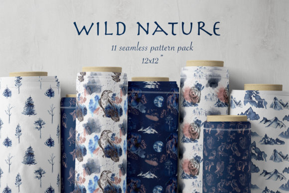 Forest Digital Paper Pack Wild Animal Patterns Review