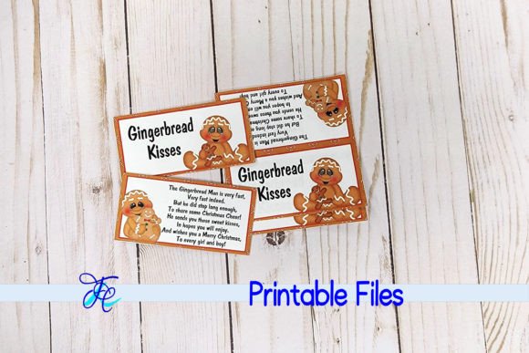 Gingerbread Man Kisses Bag Topper: Print Templates Review