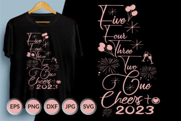 New Year Countdown: 2023 T-Shirt Designs & Crafts
