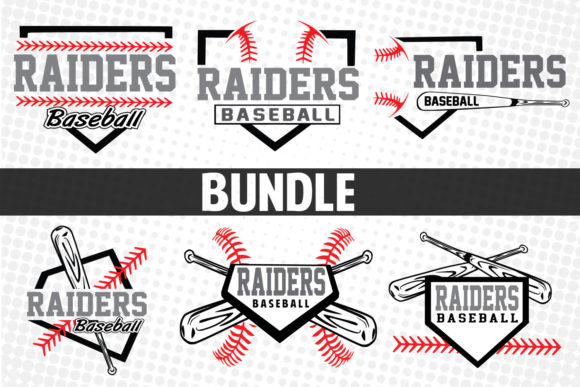 Raiders Baseball -Softball Bundle for Crafts