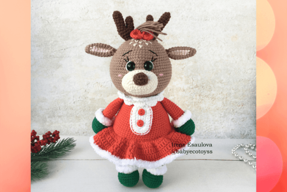 Reindeer Stuffed Toy: Crochet Patterns for Branding