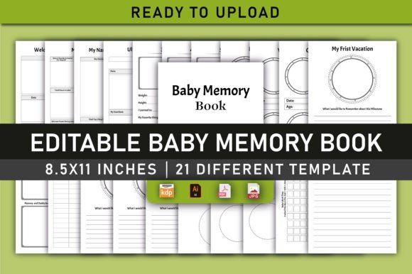 Review: Editable Baby Memory Book for KDP Interiors