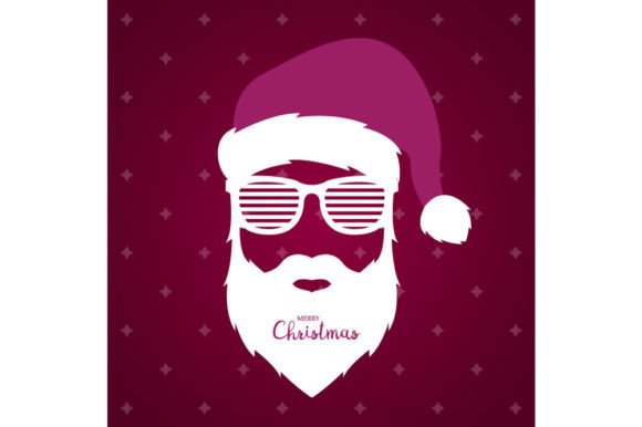 Santa Claus with Glasses Shutter Shades: Festive Icons