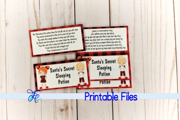 Santa's Secret Potion Bag Topper: Print Templates Review
