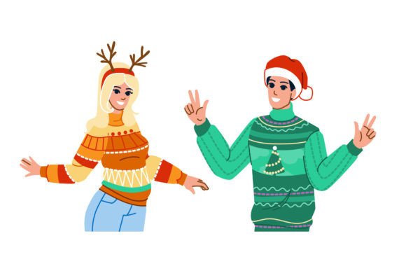 Ugly Pullover Vector Icons for Branding