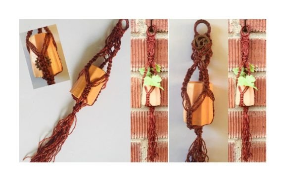 Wedding Favour Cacti Plant Hanger Macrame Patterns