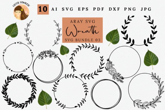 Wreath SVG Bundle 03: Elevating Crafts & Branding